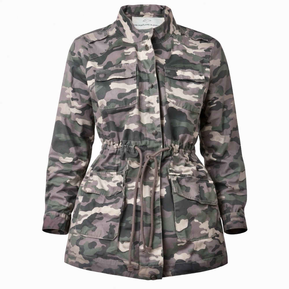 🎀BOGO 50% off 🎀 The Portland Plaid Co. Women's Camouflage Utility Jacket sz XL